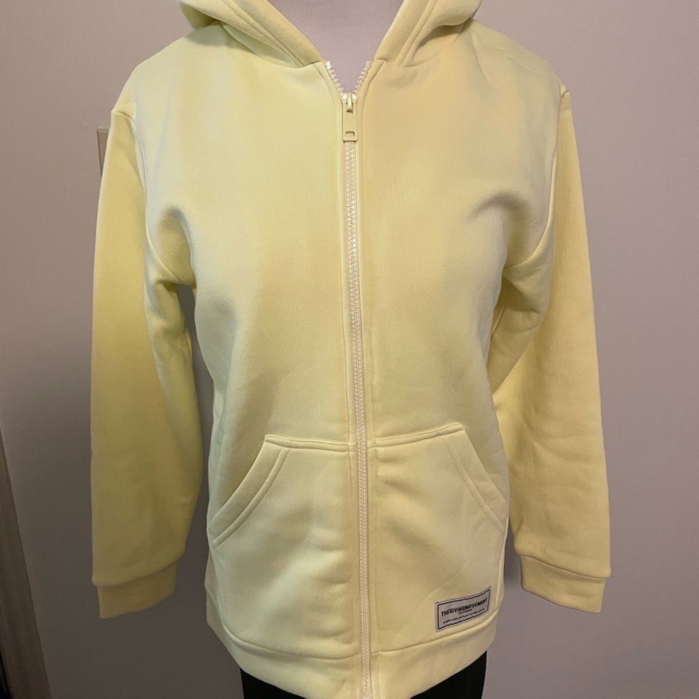 The Giving Movement neon zip up sweatshirt